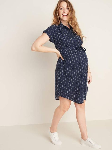 Maternity Tops For Work, Maternity Dress Pattern, Maternity Shirt Dress, Maternity Clothes Summer, Maternity Photoshoot Outfits, Dresses For Pregnant Women, Stylish Maternity Outfits, Aesthetic Dress, Casual Maternity