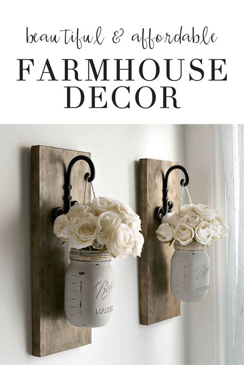 Diy Fixer Upper Projects, Decoration On A Budget, Affordable Farmhouse Decor, Diy Farmhouse Ideas, Diy Farmhouse Decoration, Fixer Upper Decor, نباتات منزلية, Farmhouse Ideas, Farmhouse Decoration