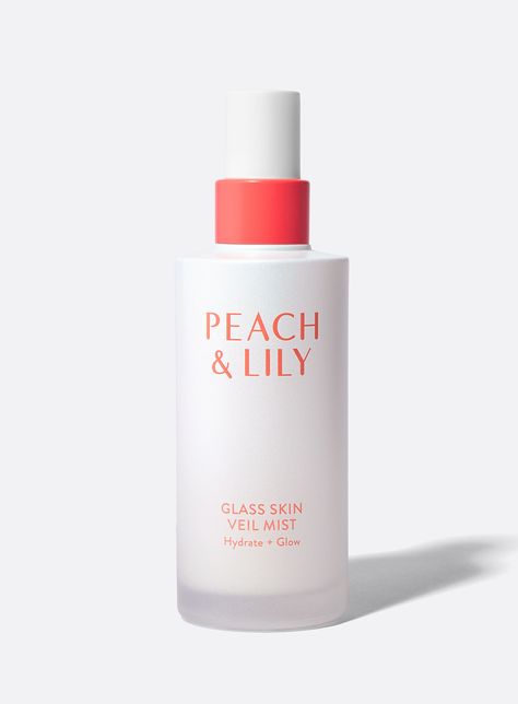 Peach & Lily Glass Skin Mist - Korean Glass Skin Products Korean Face Mist, Glass Skin Products, Order Of Skincare, Glassy Skin, Water Lotus, Peach Extract, Self Care Items, Peach Lily, Wishlist Board