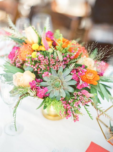 Floral Arrangement With Succulents, Tropical Succulent Bouquet, Mexican Wedding Decorations, Summer Wedding Centerpieces, Rose Succulent, Wedding Ceremony Unity, Tucson Wedding, Summer Centerpieces, Cactus Wedding