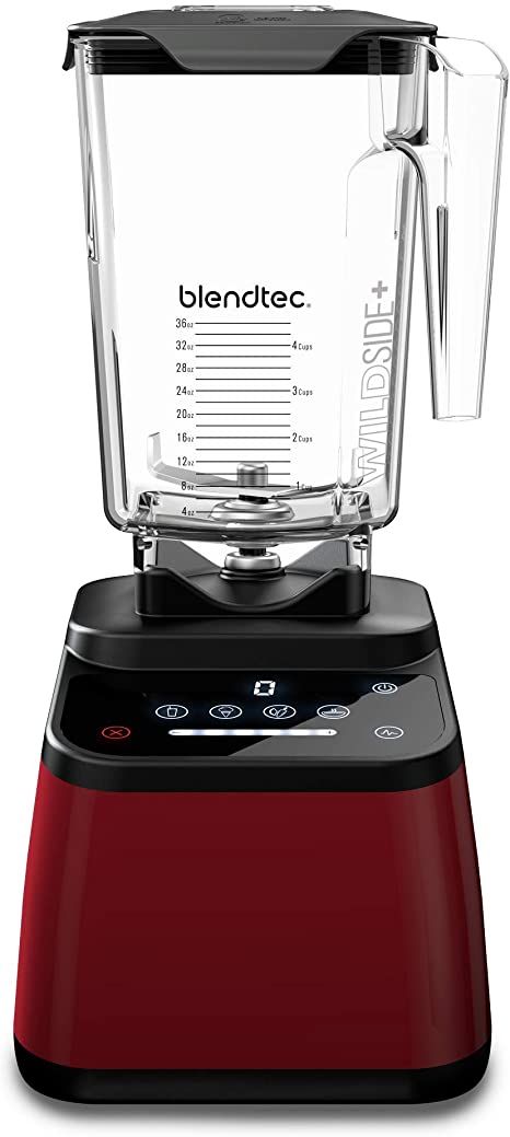 Blendtec Designer 625 Blender WildSide + Jar (90 oz) Professional-Grade Power 4 Pre-Programmed Cycles 6-Speeds, Sleek and Slim, Pomegranate Blendtec Blender, Kitchen Blender, Smoothie Shop, Peets Coffee, Kitchen Blenders, Automatic Espresso Machine, Black Appliances, Smoothie Blender, Memory Foam Mattress