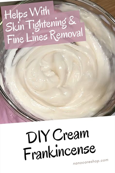 Diy Wrinkle Cream Recipes, Essential Oils For Wrinkles, Oils For Wrinkles, Frankincense Anti Aging, Skin Tightening Essential Oil, Diy Wrinkle Cream, Essential Oil Diy, Face Cream Recipe, Diy Wrinkles