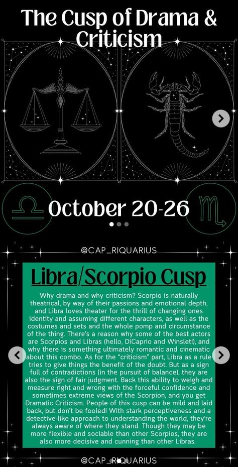 Cusp Signs Libra Scorpio, Libra Cusp Scorpio, Scorpio Libra Cusp, Zodiac Sun Moon Rising, Astrology Elements, Libra And Scorpio, Cusp Signs, Libra Scorpio Cusp, Spiritual Tarot