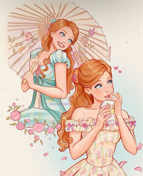 Enchanted Fanart, Eras Colors, Giselle Enchanted, Princess Artwork, Disney Character Art, Disney Enchanted, Character Sheets, Disney Artwork, Pinturas Disney