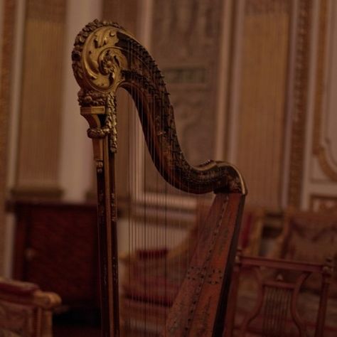 Harp Aesthetic Dark, Harp Aesthetic Medieval, Amadeus Aesthetic, Harp Aesthetic, Harp Player, Bts Collage, Collage Moodboard, Medieval Music, Raindrops And Roses