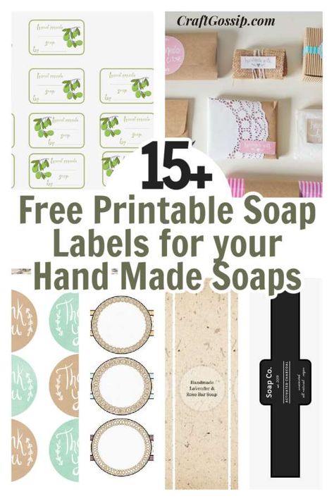 Diy Soap Labels, Soap Packaging Diy, Handmade Soap Packaging, Soap Labels Template, Labels Printables Free Templates, Canning Jar Labels, Free Label Templates, Savon Diy, Packaging Diy