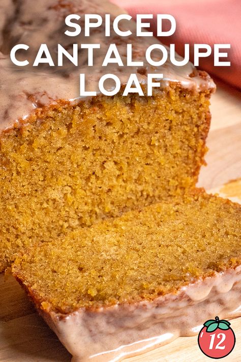 With this spice cantaloupe bread, you don't get the flavor of the melon. Instead, the cantaloupe lends itself to providing body, texture, and moisture for quick bread. Cantaloupe Bread Recipe, Honeydew Recipes, Cantaloupe Cake, Cantaloupe Bread, Honeydew Recipe, Body Texture, Melon Bread, Cantaloupe Recipes, Homemade Peanut Butter Cups