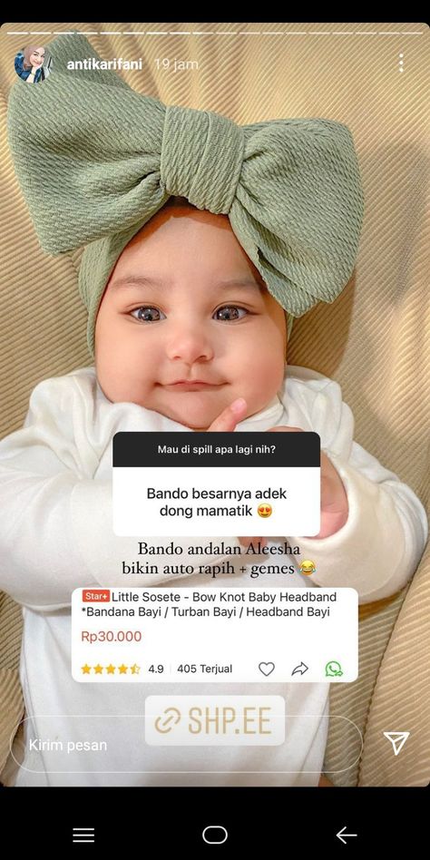 Bandana Bayi, Online Shopping Sites Clothes, Baby Wishlist, Racun Shopee, Case Hp, Online Shopping Sites, Things To Buy, Crochet Hats, Ootd