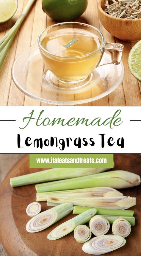 Delicious Lemongrass Tea Recipe Lemongrass Tea Recipe, Rosemary Tea Recipe, Lemongrass Recipes, Ginger Tea Recipe, Drinks Healthy, Herbal Tea Benefits, Rosemary Tea, Lemongrass Tea, Eating Healthier