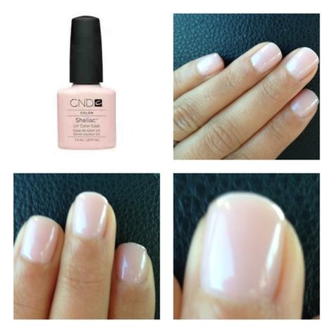 CND Shellac Beau This is a nice creamy pink based colour. A good choice for the base colour of a french manicure. Cnd Shellac Beau, Pink Shellac, Shellac Pedicure, Cnd Shellac Colors, Shellac Nail Colors, Nails Shellac, Gel Nails French, Shellac Colors, Cnd Nails