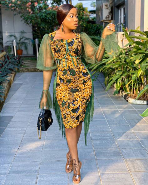 Short Ankara Gowns Style, Short Ankara Dresses, Ankara Styles For Women, Short African Dresses, Ankara Gown, Ankara Gown Styles, Ankara Dresses, 90s Outfit, Ankara Dress