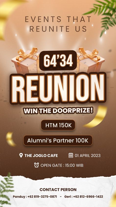 I made this for my high school reunion events. Hope you enjoy it! Reunion Flyer Design, Reunion Design, High School Reunion, School Reunion, Enjoy It, Image Design, Flyer Design, High School, Design