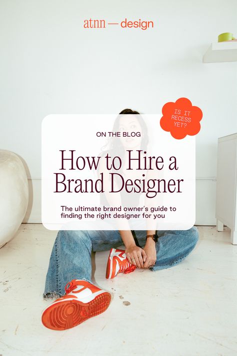 The ultimate guide for brands & business owners to hire a brand designer that fits your needs with tips on what to consider, questions to ask, places to find them, and pricing. Read now on the Blog Branding Workshop, Blog Post Design, Design Studio Branding, Startup Design, Personal Branding Design, Unique Web Design, Ads Creative Advertising Ideas, Web Design Studio, Branding Template