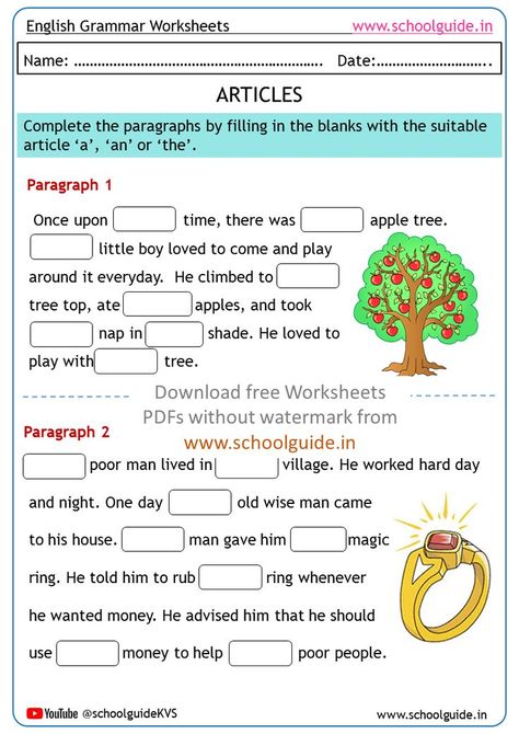 English Lessons For Adults Worksheets, English Grammar Grade 2 Worksheets, Grade 4 English Worksheets Grammar, Cloze Passage Worksheets, Grammar Worksheets High School, Articles Grammar, Grammar Activities Worksheets, Passage Comprehension, Paragraph Worksheets