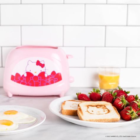 Find the best Small Kitchen Appliances for your project. We offer the Uncanny Brands Hello Kitty Two-Slice Empire Toaster for $49.99 with free shipping available. Hello Kitty Toaster, Front Highlights, Hello Kitty Videos, Charmmy Kitty, Sandwich Maker, Cute Kitchen, Hello Kitty Items, Waffle Maker, Bob Ross