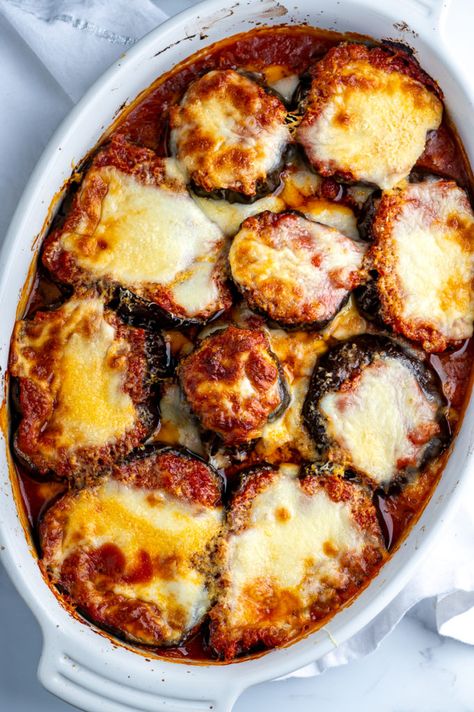 Light Eggplant Parmesan, Eggplant Parmesan Stacks, Stacked Eggplant Parmesan Martha Stewart, Italian Roasted Eggplant, Stacked Eggplant Parmesan, Eggplant Stacks Baked, Eggplant Stackers, Stacked Eggplant, Eggplant Ideas