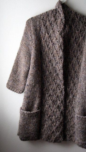 Knitting Projects Sweaters, Knitting Patterns Free Sweater, Knit Cardigan Pattern, How To Purl Knit, Beautiful Sweater, Cardigan Pattern, Beautiful Knitting, Sweater Knitting Patterns, Knit Or Crochet