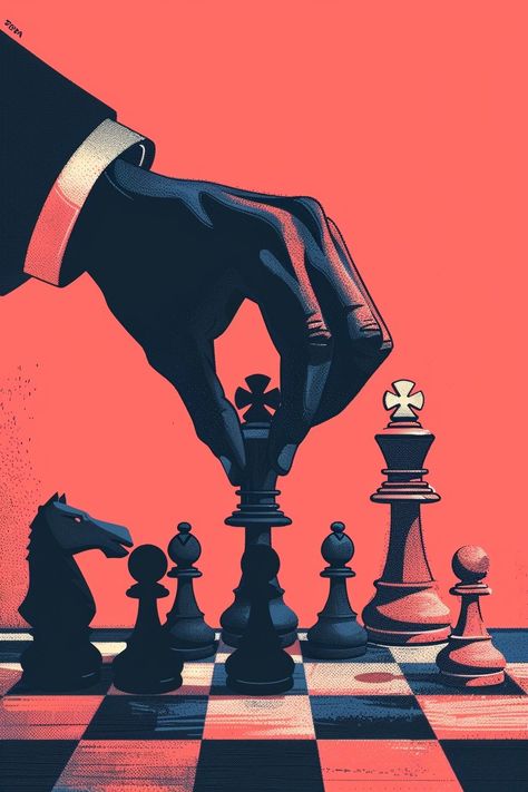 Chess Profile Picture, Chess Poster Design, Chess Animation, King In Chess, Puzzle Graphic Design, Chess Pictures, Chess Musical, Chess Wallpaper, Hummingbird Art Drawing