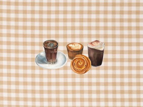 Bakery aesthetic wallpaper Bakery Desktop Wallpaper, Bakery Aesthetic Wallpaper, Baking Wallpaper, Bakery Aesthetic, Macbook Pro Wallpaper, Aesthetic Covers, Wallpaper Autumn, Wallpaper Notebook, Macbook Wallpaper