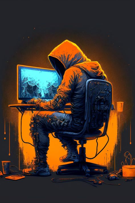 Hacker Art, Colorful Art Paintings, Computer Hacker, R35 Gtr, Ethical Hacking, Hacker Wallpaper, Dope Cartoon Art, Wallpaper Iphone Quotes, Cool Wallpapers Cartoon