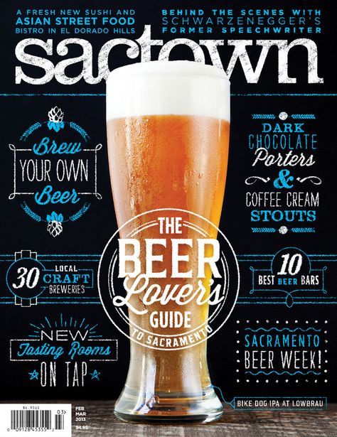 Art Direction - Andrew J. Nilsen Beer Magazine, Magazine Cover Ideas, Design Brochure, Editorial Design Layout, Magazine Cover Design, Brochure Cover, Beer Lovers, Print Layout, Editorial Layout