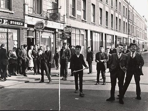 50s Graphics, Roger Mayne, Ladbroke Grove, North Kensington, People Street, Teddy Boy Style, London Street Photography, Teddy Boy, How Soon Is Now