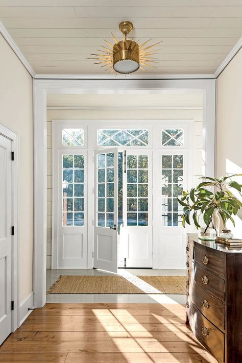 Sunrooms, French Doors Interior, Interior Barn Doors, French Door, Southern Living, Exterior Doors, Entry Doors, 인테리어 디자인, My Dream Home