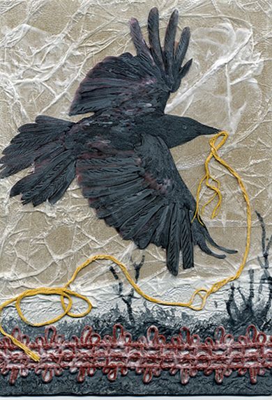 Collagraphs      Collagraph bird plate Collagraph Printmaking, Collagraphy, Crow Art, Raven Art, Bath Soak, Monoprint, Art Plastique, Bird Art, Art Quilts