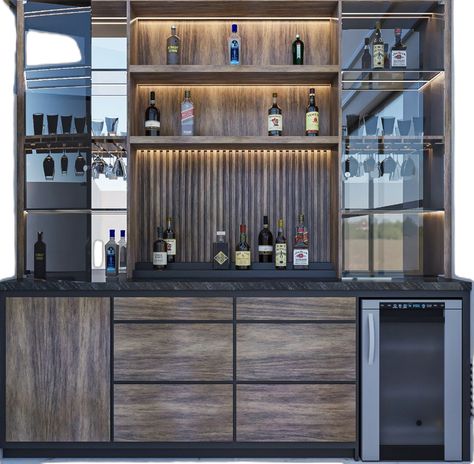 Bar And Buffet Cabinet, Living Room Bar Cabinet Modern, Coffee Bar Ideas Christmas, Small Space Coffee Bar, Coffee Bar Christmas Decor, Coffee Bar Tables, Bar Christmas Decor, Coffee Bar Christmas, Built In Bar Cabinet