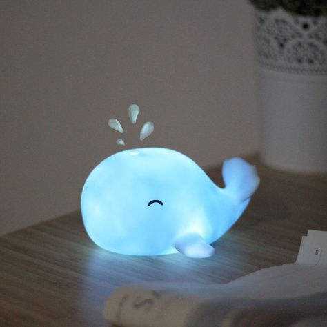 Whale Room Decor, Cute Nightlight, Aesthetic Floor Lamp, Whale Decoration, Lamp Decoration Ideas, Whale Room, Whale Light, Aesthetic Floor, Free Home Decor