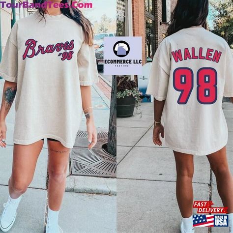 Wallen Tshirt Dress, Morgan Wallen 98 Braves Shirt, Morgan Wallen Tee Shirt, Country Concert Shirt Ideas, Morgan Wallen Concert Outfit Men, 98 Braves Morgan Wallen Shirt, Cute Morgan Wallen Concert Outfits, Wallen Concert Outfit, Morgan Wallen Outfit Ideas