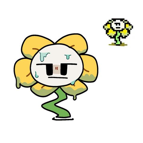 Undertale Flowey Fanart, Flowey Fanart, Undertale Yellow, Undertale Flowey, Undertale Chara, Flowey The Flower, Profile Icon, Undertale Memes, Toby Fox