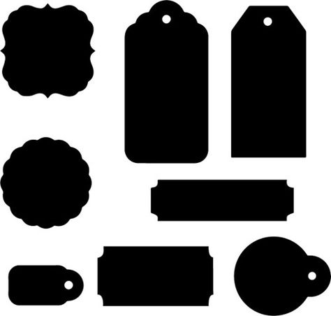 Tags | The Craft Chop Tag Svg Shape, Cricut Labels, Gift Tag Template Free, Tag Shapes, Tag Template Free, Arte Dachshund, Svg Shapes, Banner Shapes, Free Tag