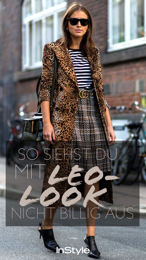 Mit diesen 4 Tipps stylst du den Leo-Print richtig! #instyle #instylegermany #leo #animalprint #styling Fashion Rules, Pullovers Outfit, Animal Print Outfits, Animal Prints, Pink Outfit, Fall Winter Outfits, Elegant Outfit, Office Wear, Fall Fashion