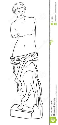 Venus Of Milo, Aphrodite Art, Vintage Drawing, Picture Icon, Artist Portfolio, The Little Prince, Beauty Pictures, Black N White Images, Art Icon