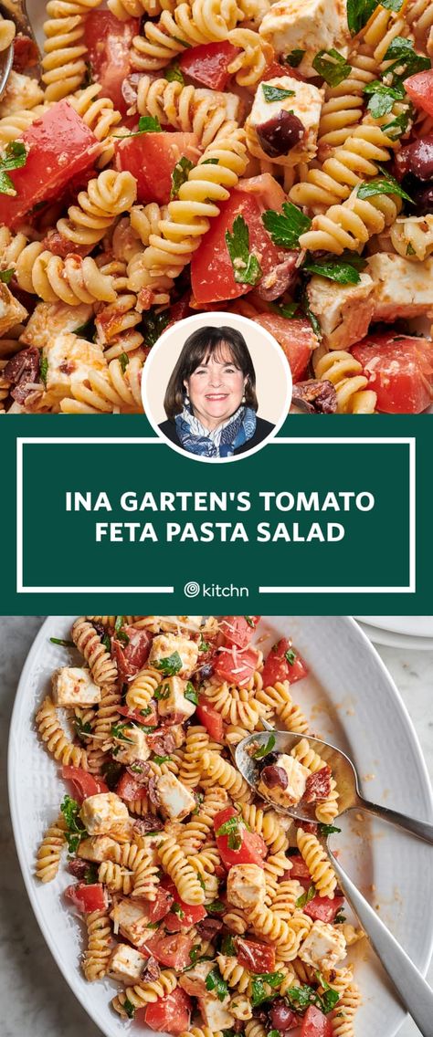 Ina Garten Pasta Salad, Tomato Feta Pasta Salad, Tomato Feta Pasta, Feta Pasta Salad, Tomato Pasta Salad, Ina Garten Recipes, Best Pasta Salad, Feta Pasta, Pasta Salad Recipe