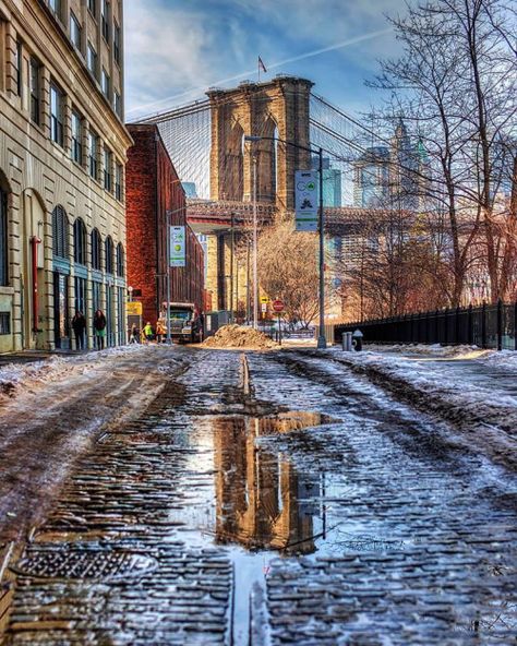 DUMBO, Brooklyn by Matthew Pugliese Photography Brooklyn Aesthetic, New York City Images, Skyline New York, Dumbo Brooklyn, New York Print, Brooklyn Bridge Park, Nyc Skyline, Nyc Art, New York Photos