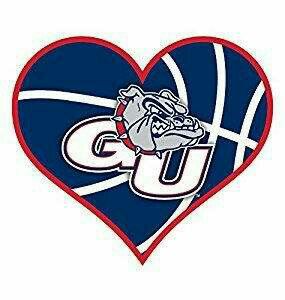 Corey Kispert, Gonzaga Basketball, Basketball Heart, Bulldogs Logo, Gonzaga University, Bulldog Mascot, Gonzaga Bulldogs, Basketball Birthday, Heart Magnets