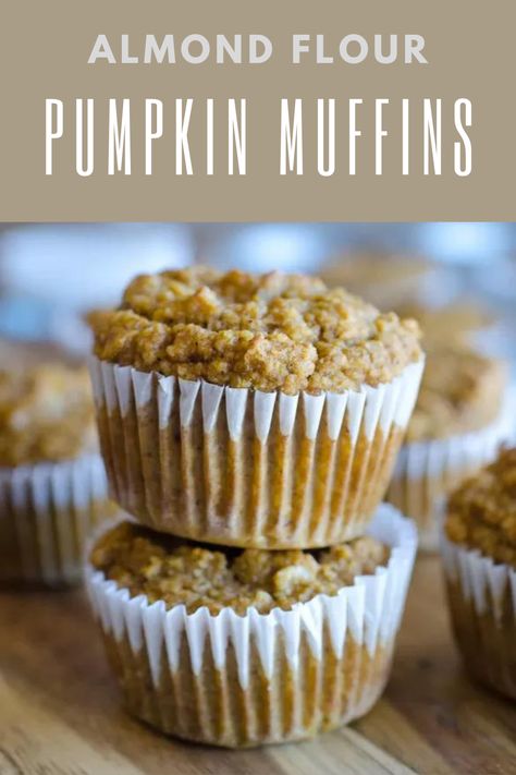 Almond Flour Pumpkin Muffins, Almond Flour Pumpkin, Low Carb Pumpkin Muffins, Gf Muffins, Almond Flour Banana Muffins, Paleo Pumpkin Muffins, Gluten Free Pumpkin Muffins, Almond Flour Muffins, Low Carb Low Fat Recipes