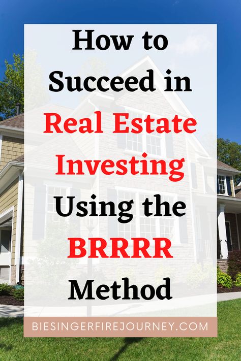 Real estate 🏠 investing can be a great way to make money and build wealth. Check out our article today where I discuss the BRRRR method of real estate investing! #brrrr #realestate #realestatetips #biesingerfirejourney #moneytips #investing #realestateinvesting #firemovement #buildwealth #generationalwealth #buy #rehab #rent #refinance #realestatestrategy Brrrr Method Real Estate, Brrrr Real Estate, Home Architecture Design, Commercial Real Estate Investing, Rental Property Investment, Financial Independence Retire Early, Investing Tips, Retire Early, Home Architecture