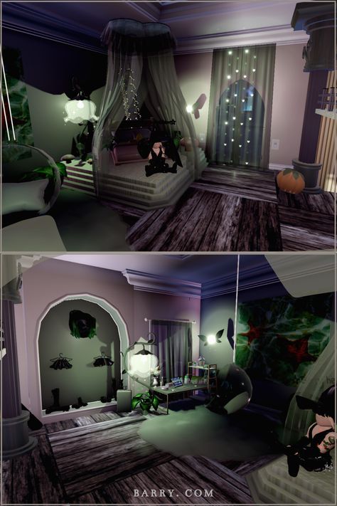 Royale High Dorm with a nature and dark theme Royal High Bedroom Ideas, Royale High Dorm Inspo Campus 3, Cheap Royale High Dorm Ideas, Royals High Dorm Ideas, Royale High Dorms Ideas, Royale High Room Ideas, Rh Dorm Ideas Campus 3, Rh Dorm Layout, Royale High Dorm Ideas Campus 3