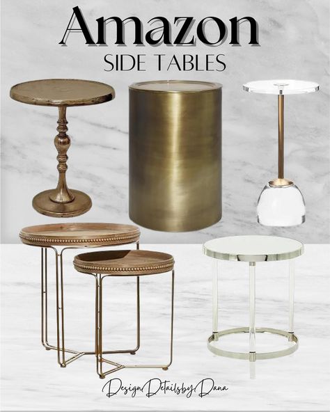 NEED TO UPDATE YOUR SIDE TABLES? These beautiful side table designs from @amazonhome are the perfect addition to your home living space. Comment TABLES and I’ll DM the links to these amazing tables to you now! #amazon #amazonfinds #amazonhome #amazonhomefinds #amazonhomedecor #homedecor #homedecorideas #homestyle #homestyling #homestylinginspo #livingroomstyle #livingroomfurniture #sidetables #sidetablestyling #accenttable #sidetabledesign Mix Match Living Room, Side Table Styling, Room Side Table, Table Designs, Amazon Home Decor, Side Table Design, Living Room Side Table, Laundry Room Organization, Affordable Home Decor