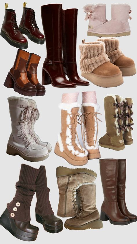 Fall Boots 2024, Winter Shoes 2024, Winter Shoes Aesthetic, Winter Boots Aesthetic, Snow Boots Outfit, Winter Must Haves, Aesthetic Shoes, Winter Aesthetic, Boots Fall