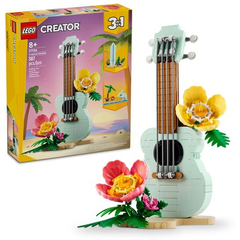 Lego Beach, Ukulele Instrument, Building Toys For Kids, Toy Instruments, Lego System, Lego Creative, Lego News, Buy Lego, Lego Creator