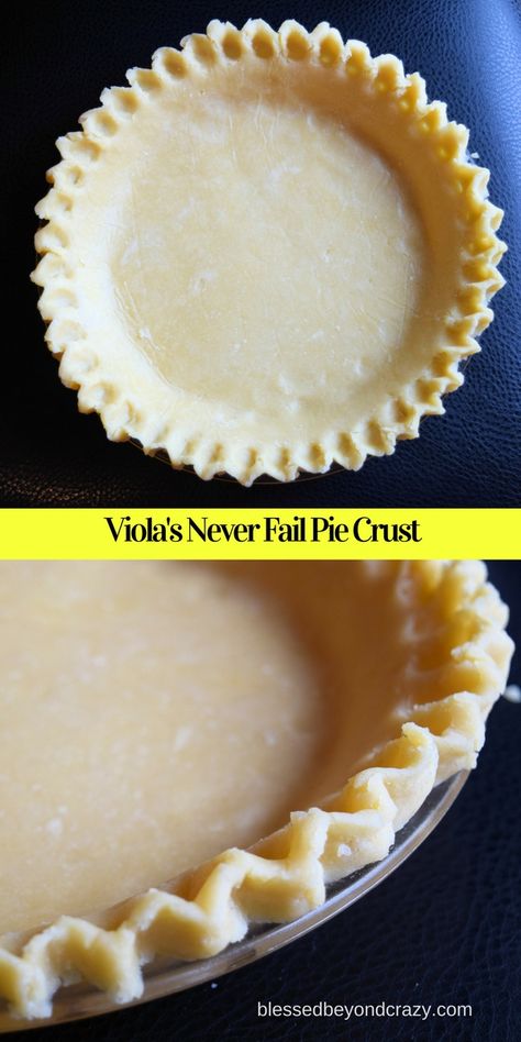 Never Fail Pie Crust Recipe, Never Fail Pie Crust, Vinegar Pie, Dessert Thanksgiving, Pie Crust Recipe, Pie Crusts, Pastry Pie, Homemade Pie Crusts, Pie Crust Recipes