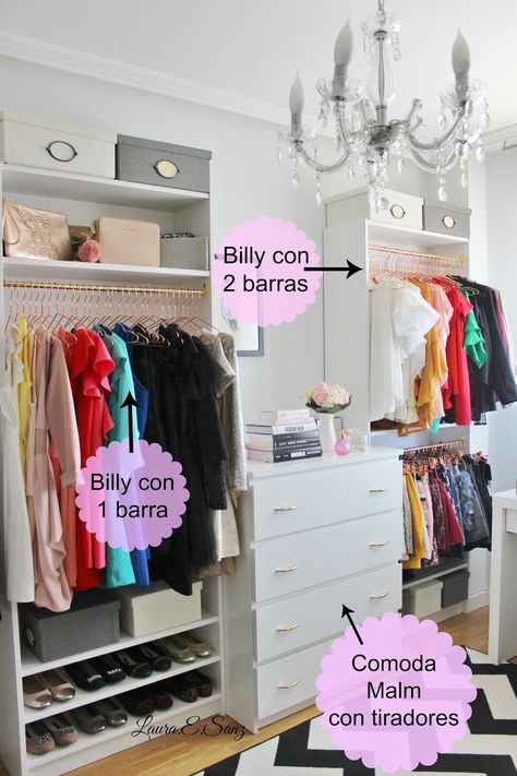 Inspiración, tendencias y consejos de decoración Closet Styling, Closet Redesign, Nyc Living, Walk In Closet Design, Clothes Closet Organization, Wall Closet, Vanity Room, Dream Closets, Glam Room