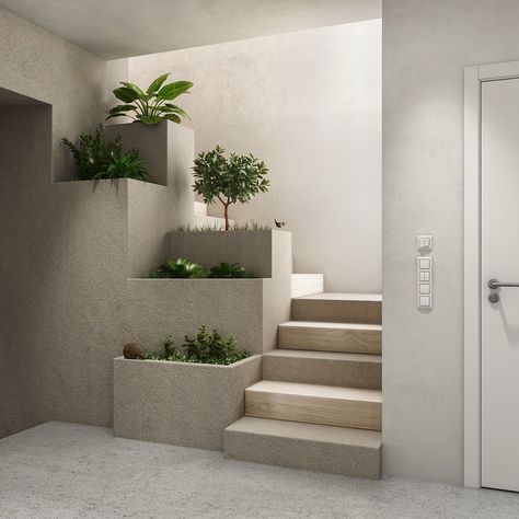 درج السلم, Loft Apartments, Stair Wall, Stairs Architecture, Stairway Design, Stairs Design Modern, Small Loft, Home Stairs, Home Stairs Design