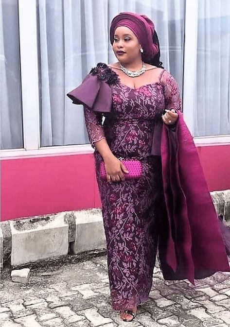 20+TRENDY AND SOPHISTICATED LACE STYLES FOR 2021 - Stylish Naija | Nigerian lace styles dress, African lace styles, Nigerian lace dress Nigerian Lace Dress, Nigerian Dress Styles, Aso Ebi Lace Styles, Nigerian Lace Styles Dress, Nigerian Lace Styles, African Lace Styles, Lace Gown Styles, Lace Dress Styles, African Wear Dresses