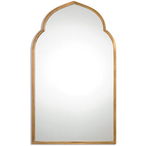 Gold Arch Mirror, Uttermost Mirrors, Antique Mirror Wall, Mirror Wall Bedroom, Gold Mirror Wall, Arched Mirror, Mirror Design Wall, Arch Mirror, Round Wall Mirror