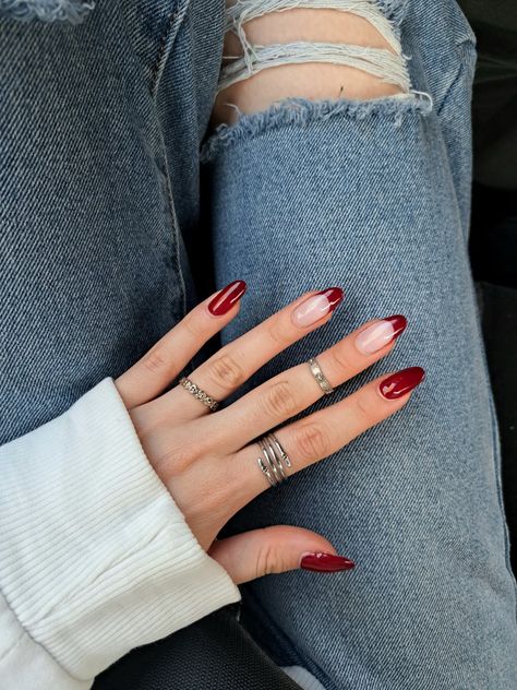 Nails,nails inspo,burgundy red,red color,inspiration,nails2023, nails,spring,autumn,rings,instagram,easter nails,instagram story,#nails,#nails inspo,#burgundy red,#red color,#inspiration,#nails2023,#easternails nails,#spring,#autumn,#rings,#instagram,#instagram story,#red wine,#almond shape Red Winter Nail Designs, Nails Instagram Story, Winter Nail Ideas, Wine Nails, Boho Nails, Velvet Nails, Maroon Nails, Plaid Nails, Classic Nails